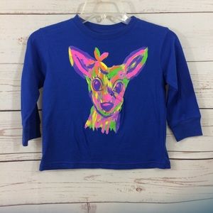 Girls Rabbit Skins Deer Top